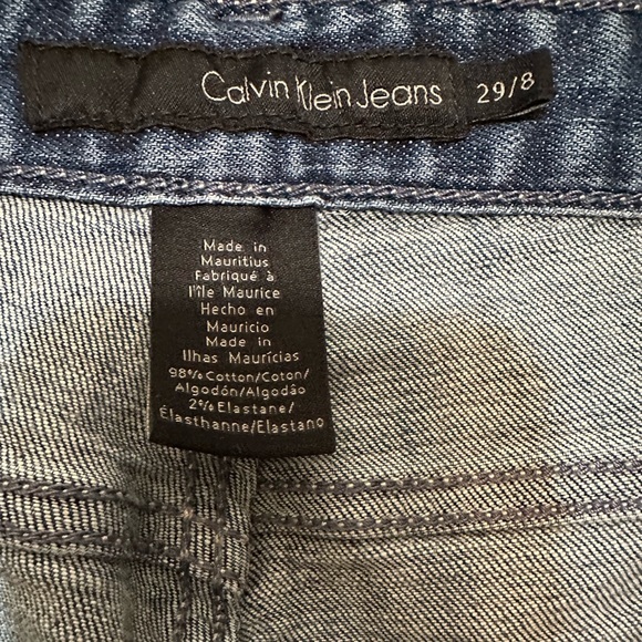 Calvin Klein Jeans Skinny Medium Wash Mid Rise 5 Pocket Jeans, Size 29/8 - Picture 4 of 7